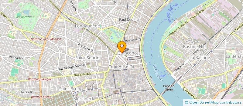 localisation de l'entreprise ASS FORMAT PETITES MOYENNES ENTR AQUITAI à BORDEAUX