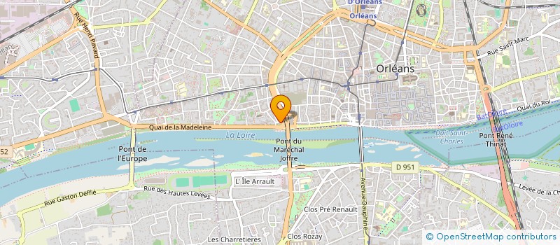 localisation de l'entreprise ASS FORMAT PROF BATIMENT TRAVAUX PUBLICS à ORLEANS