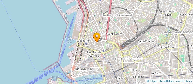 localisation de l'entreprise ASS FORMAT PROFES PHOTO AUDIOVIS VIDEO à MARSEILLE
