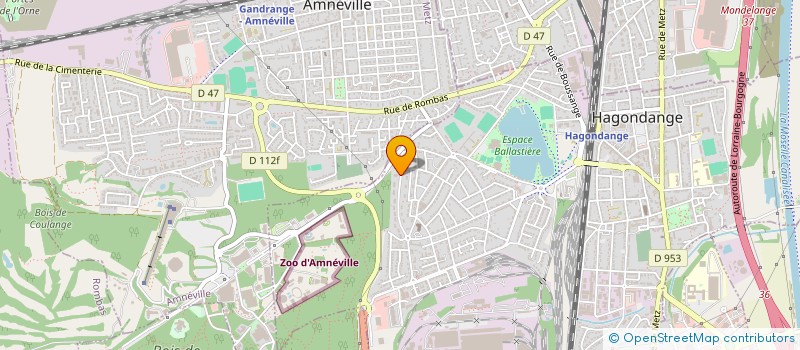 localisation de l'entreprise ASS FORMAT PROFESS ESTHETIQUE COSMETIQUE à HAGONDANGE