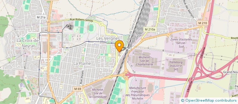 localisation de l'entreprise ASS FORMAT PROFESS PERMANENTE à CLERMONT-FERRAND