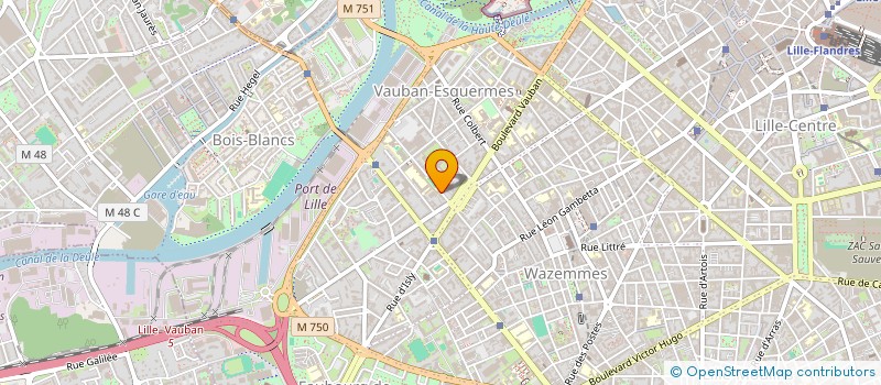 localisation de l'entreprise ASS FORMAT PROFESSEUR ENSEIG TECHN PRIVE à LILLE