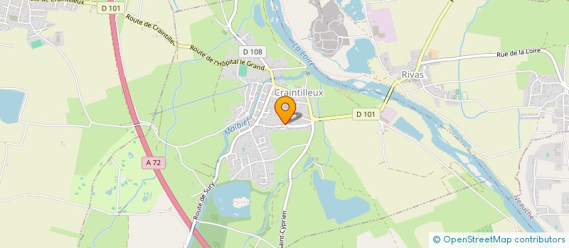 localisation de l'entreprise ASS FORMAT PROMO HOMMES EN PROJETS  CRAINTILLEUX