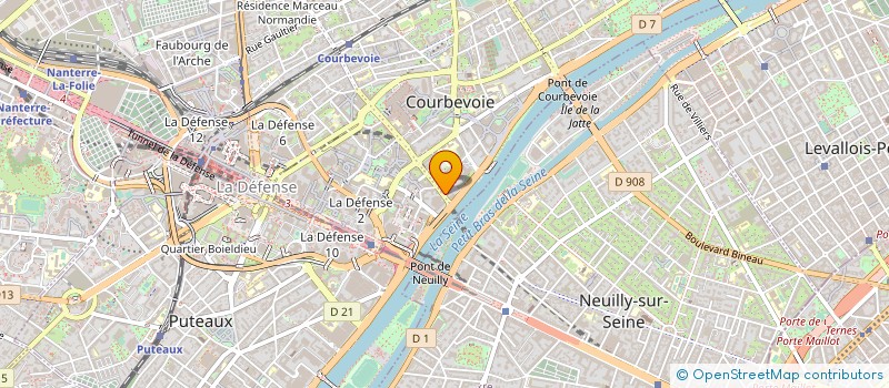 localisation de l'entreprise ASS FORMATION AGENTS DE MAITRISE CADRES à COURBEVOIE