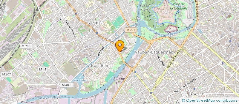 localisation de l'entreprise ASS FORMATION AIDE RECHERCHE EN SANTE à LILLE