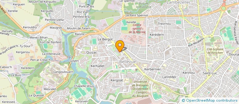 localisation de l'entreprise ASS FORMATION AMITIES D'ARMOR à BREST