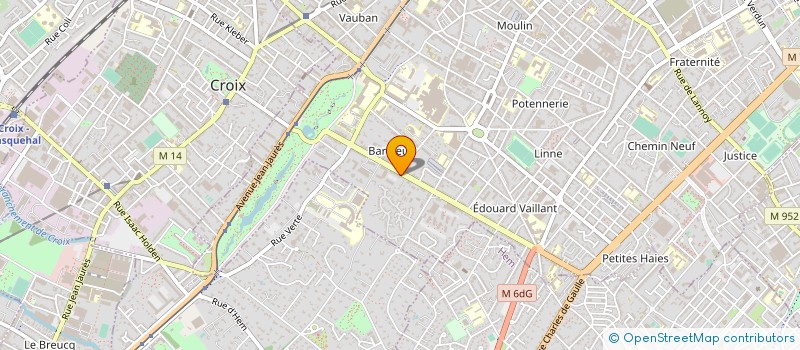 localisation de l'entreprise ASS FORMATION ANIMATION ET COMMUNICATION à ROUBAIX
