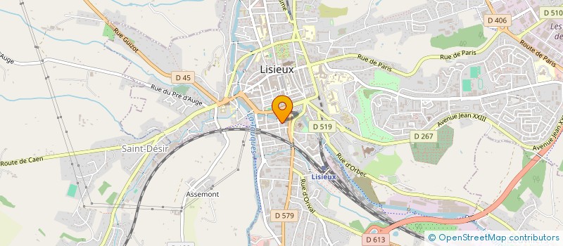 localisation de l'entreprise ASS FORMATION AUGERONNE à LISIEUX