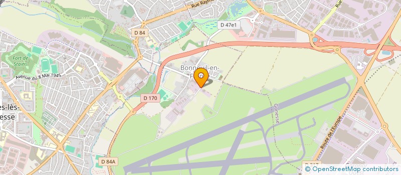 localisation de l'entreprise ASS FORMATION AUX METIERS DE L'AERIEN à BONNEUIL-EN-FRANCE