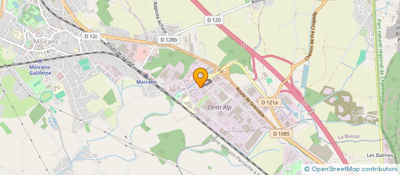 localisation de l'entreprise ASS FORMATION COLLECTIVE ISERE à MOIRANS