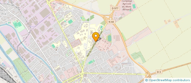 localisation de l'entreprise ASS FORMATION CONTINUE CENT HOSPT CHALON à CHALONS-EN-CHAMPAGNE