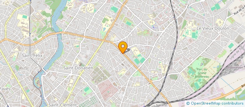localisation de l'entreprise ASS FORMATION CONTINUE IMPRIMERIE à NANTES
