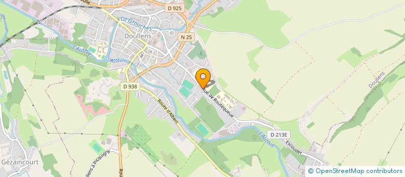 localisation de l'entreprise ASS FORMATION CONTINUE PERSO HOSPITALIER à DOULLENS