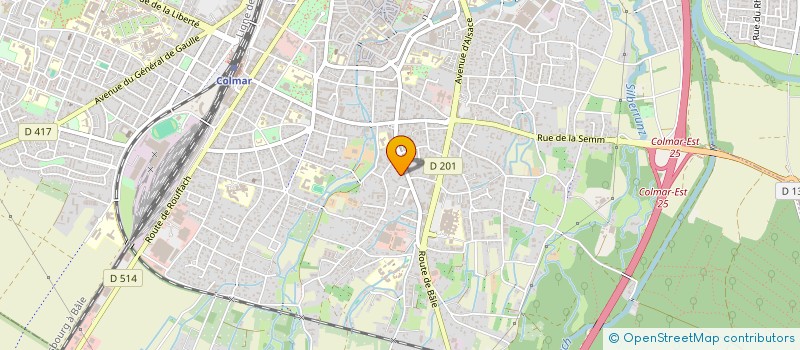 localisation de l'entreprise ASS FORMATION DES DIRIGEANTS ASSOCIATION à COLMAR