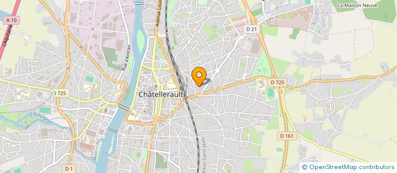 localisation de l'entreprise ASS FORMATION DES MEDECINS LIBERAUX à CHATELLERAULT