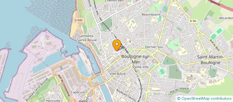 localisation de l'entreprise ASS FORMATION DIABETE SANTE ET ACTIVITE PHYSIQUE à BOULOGNE-SUR-MER