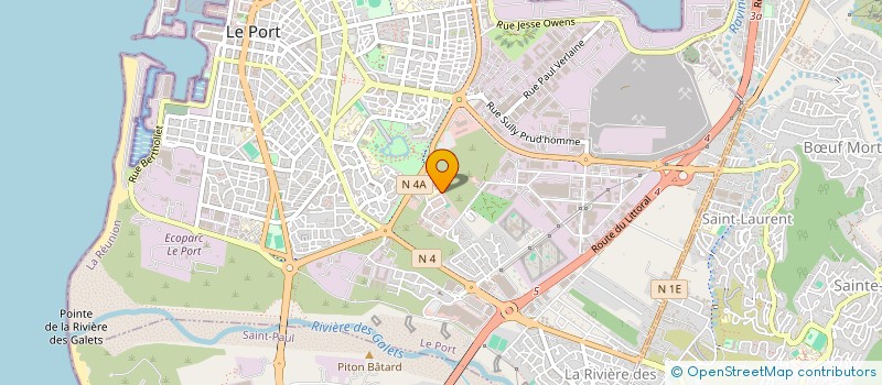 localisation de l'entreprise ASS FORMATION ET LOISIRS DES JEUNES à LE PORT