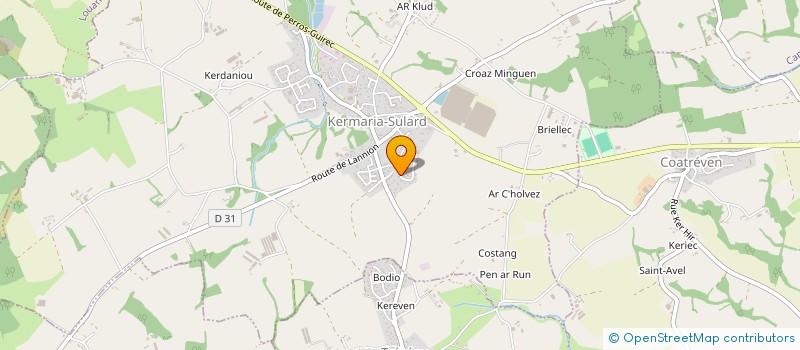 localisation de l'entreprise ASS FORMATION ET RECHERCHE COMMERCIALE à KERMARIA-SULARD