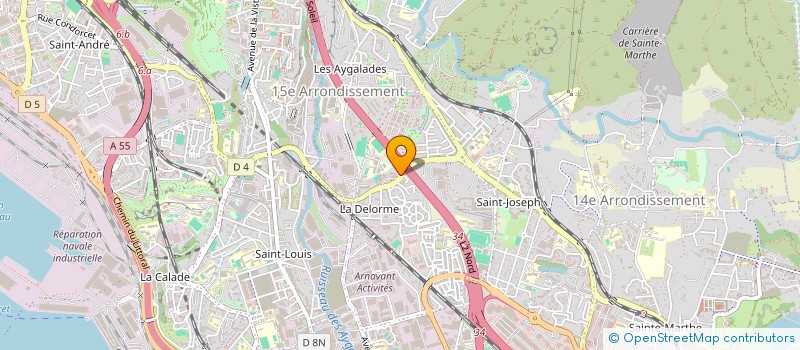 localisation de l'entreprise ASS FORMATION ETUDE INCENDIE CONSEIL à MARSEILLE