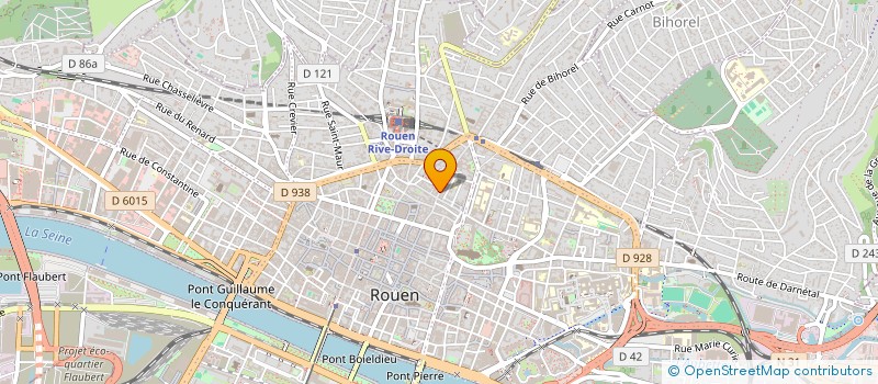 localisation de l'entreprise ASS FORMATION INDUST TEXTILE à ROUEN