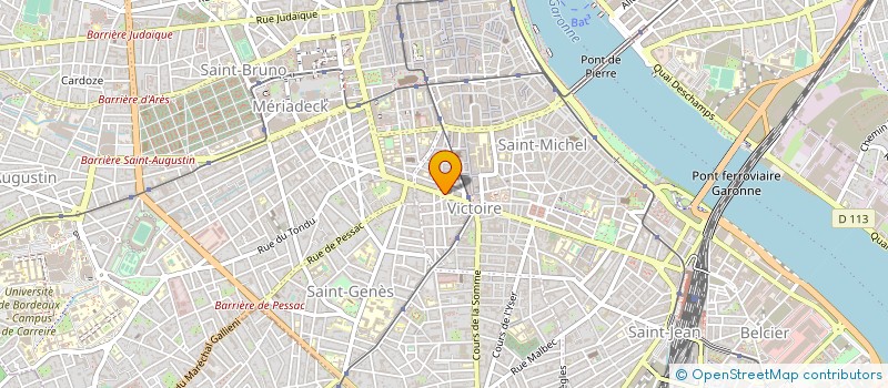 localisation de l'entreprise ASS FORMATION INFO DOCUMENTAT DISTRIBUTI à BORDEAUX