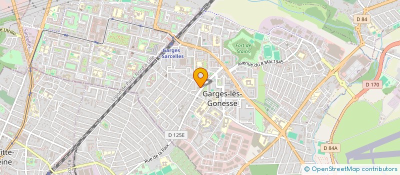 localisation de l'entreprise ASS FORMATION INSERTION PROFESSIONNELLE à GARGES-LES-GONESSE