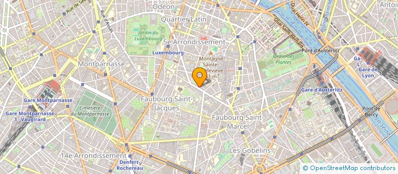 localisation de l'entreprise ASS FORMATION INTERNATIONALE CULTURE  PARIS