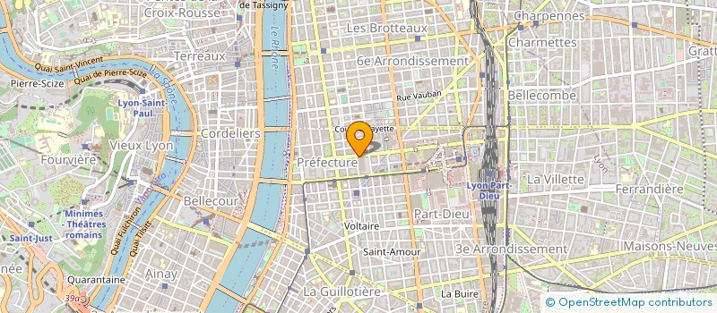 localisation de l'entreprise ASS FORMATION JUGES CONSULAIRES TRIB COM  LYON