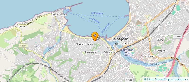 localisation de l'entreprise ASS FORMATION MARIT PARMANENTE SUD OUEST à CIBOURE