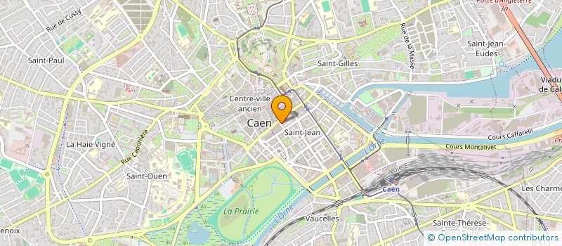 localisation de l'entreprise ASS FORMATION MED CONTINUE BAS NORMANDIE à CAEN