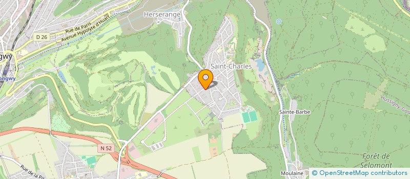 localisation de l'entreprise ASS FORMATION MEDICALE CONT PAYS HAUT  HAUCOURT-MOULAINE