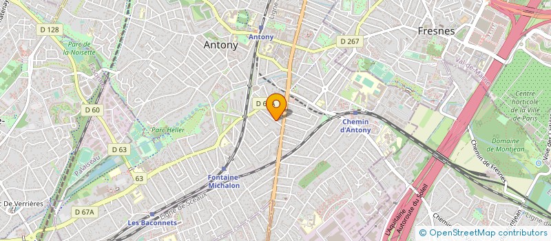 localisation de l'entreprise ASS FORMATION METIERS DE LA PREVENTION à ANTONY