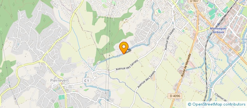localisation de l'entreprise ASS FORMATION PARENTALITE PROVENCE à MANOSQUE
