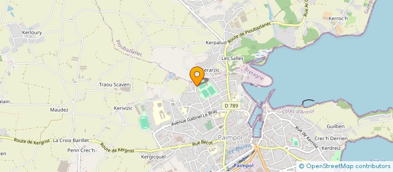 localisation de l'entreprise ASS  FORMATION PERFECT IMAGERIE MEDICALE  PAIMPOL