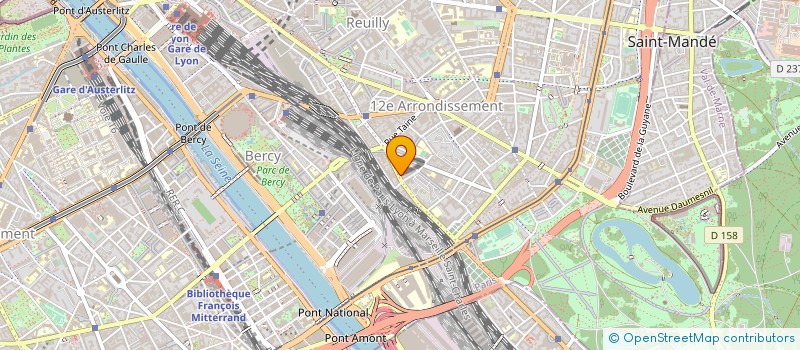 localisation de l'entreprise ASS FORMATION PERMANENTE PERSONNEL HOSP  PARIS