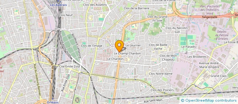 localisation de l'entreprise ASS FORMATION PERSONNEL MUT SOC AGRICOLE à ORLEANS