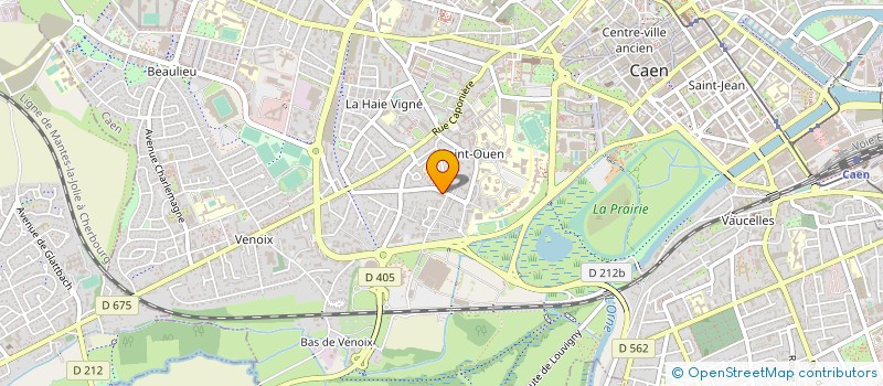localisation de l'entreprise ASS FORMATION PROF.ADMIN.COMPT. ET INFOR à CAEN