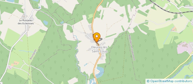 localisation de l'entreprise ASS FORMATION PROF GROUPE PARISOT  SAINT-LOUP-SUR-SEMOUSE