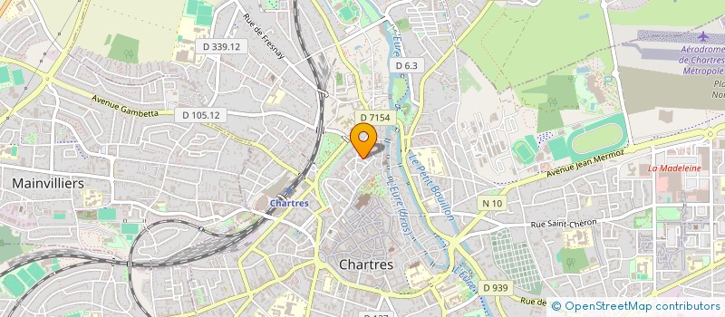 localisation de l'entreprise ASS FORMATION PROFESSIONNEL ET INSERTION à CHARTRES