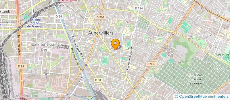 localisation de l'entreprise ASS FORMATION QUALIFICATION CONSEIL  AUBERVILLIERS