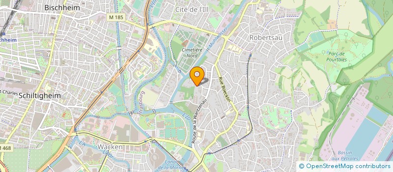 localisation de l'entreprise ASS FORMATION RECHERCHE GYNECOLOGIE OBST à STRASBOURG