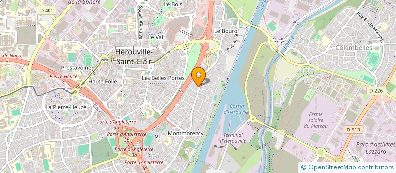 localisation de l'entreprise ASS FORMATION SECURITE TRAVAIL à HEROUVILLE-SAINT-CLAIR