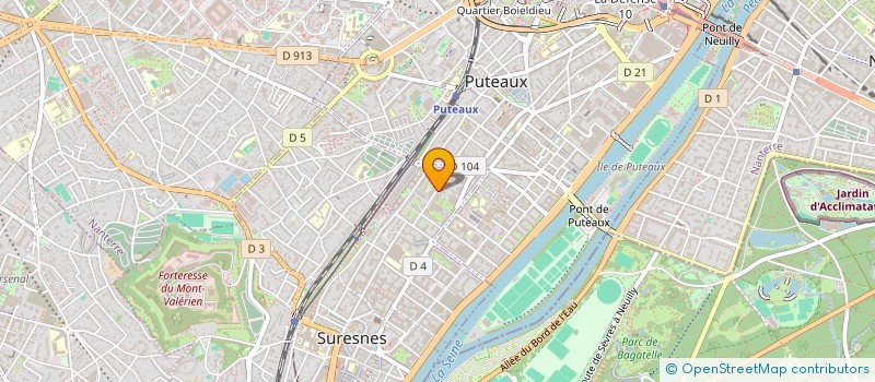 localisation de l'entreprise ASS FORMATION TAILLEUR à SURESNES