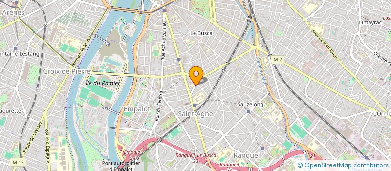 localisation de l'entreprise ASS FORMATION TRAVAIL ETUDES RESSOURCES* à TOULOUSE