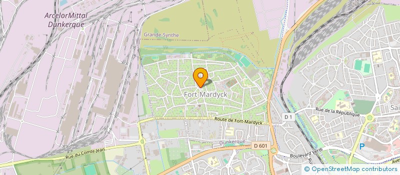 localisation de l'entreprise ASS FORTMARDYCKOISE ACTIV CULTUR SOCIAL à DUNKERQUE