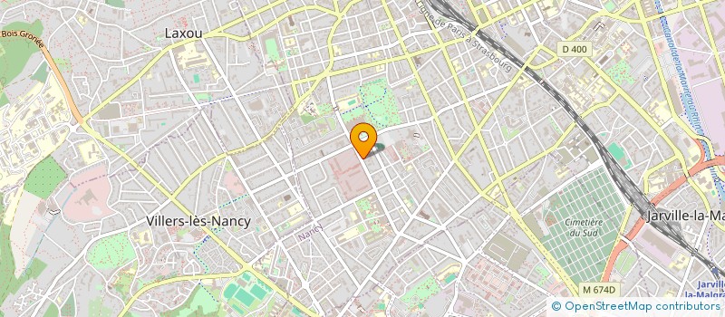 localisation de l'entreprise ASS FORUM EST HORIZON à NANCY