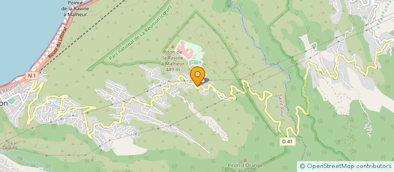 localisation de l'entreprise ASS FOUGERE RAVINE A MALHEUR à LA POSSESSION