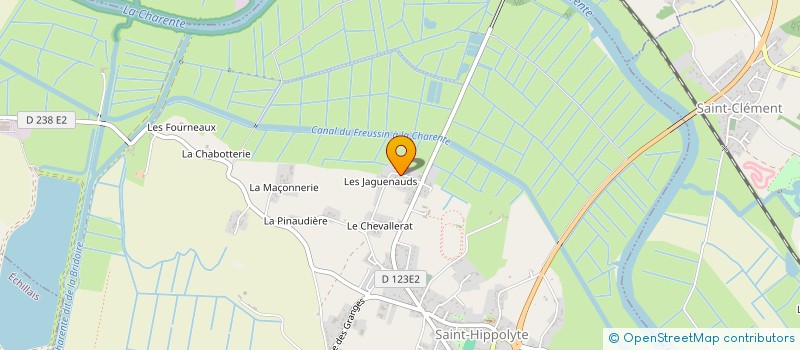 localisation de l'entreprise ASS FOUGUE VOLTIGE EQUESTRE  SAINT-HIPPOLYTE