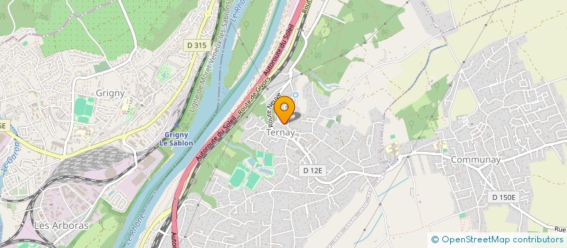 localisation de l'entreprise ASS. FOX CUB PRODUCTION  TERNAY