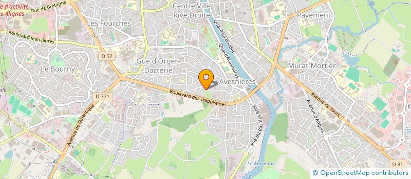 localisation de l'entreprise ASS FOYER ASSOCIATION COMPAGN ND AVESNI à LAVAL